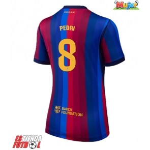 Barcelona Pedri Gonzalez #8 Primera Equipación Mujer 2026-27 Manga Corta